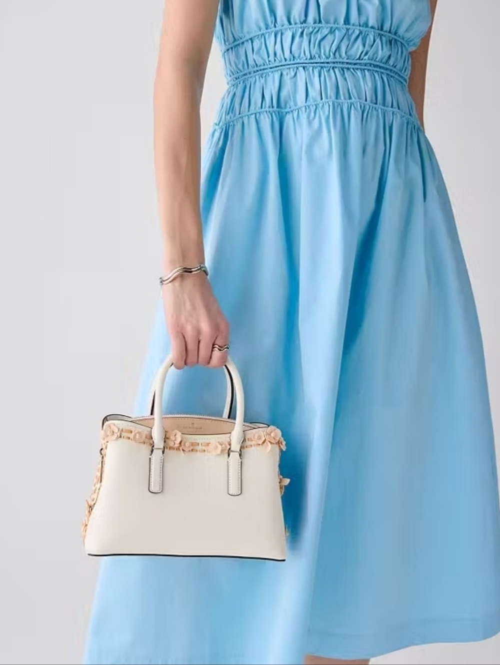 kate spade Thompson Street Floral Small Satchel Bag. - Picture 9 of 13